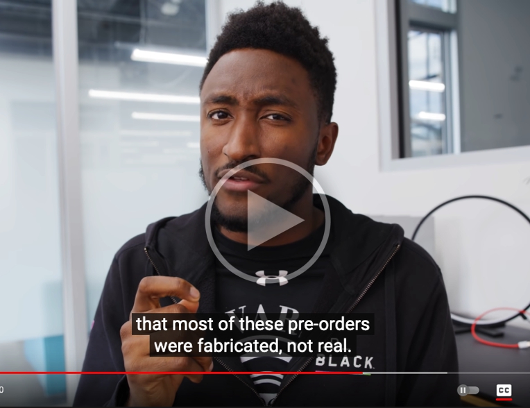 pre-orders numbers ficticious